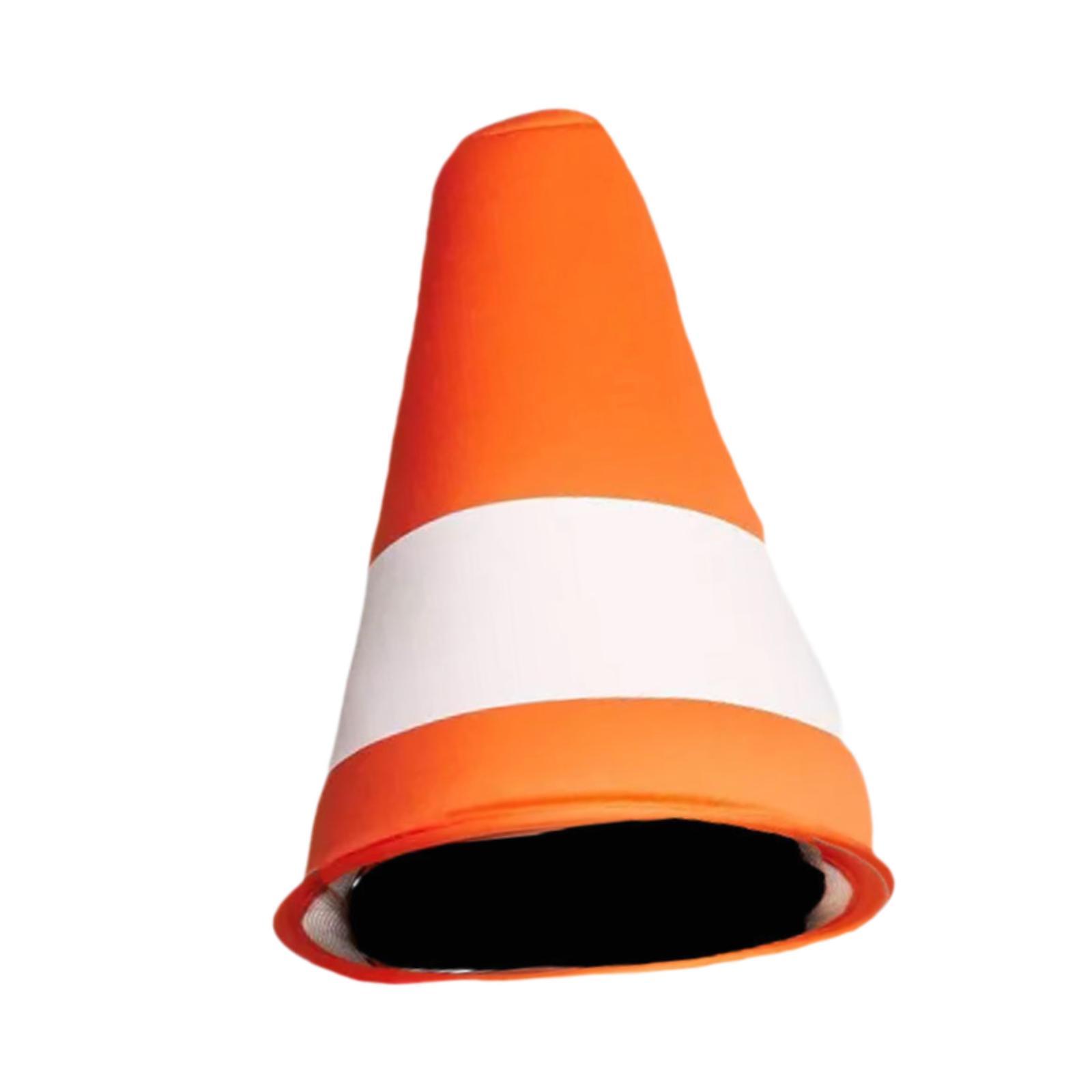 Road Traffic Cone - Verkehrskegel-Hut, Kostüm-Accessoire, Straßenbaukegel-Hut, Kopfbedeckung für Festivals