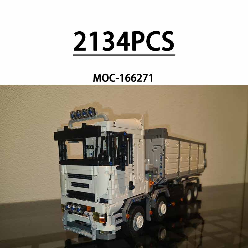 Dump Truck Heavy Equipment - MOC-166271 Muldenkipper, schwere Ausrüstung, Transportfahrzeug, 2134-teiliges