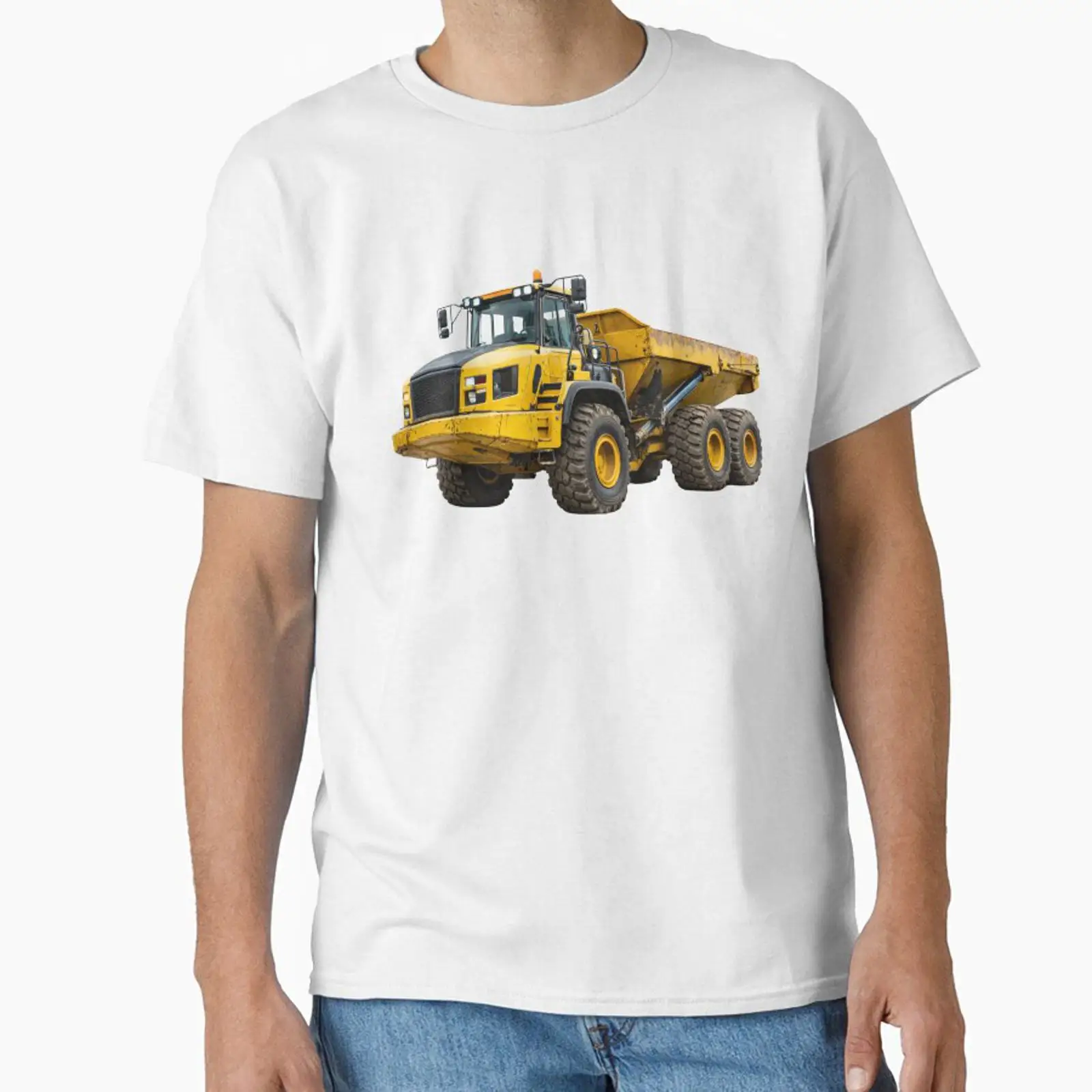Dump Truck Heavy Equipment - Illustration eines Gelenkkipper-Schwerlastfahrzeugs, entworfen und verkauft