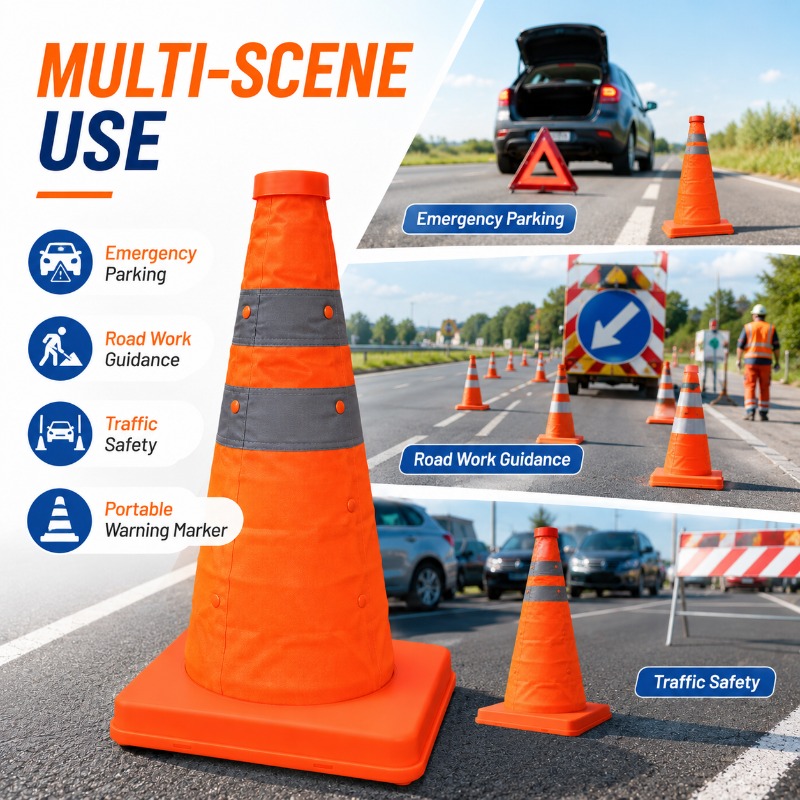 Tragbarer Zusammenklappbarer V – Road Traffic Cone Bewertung und Preis