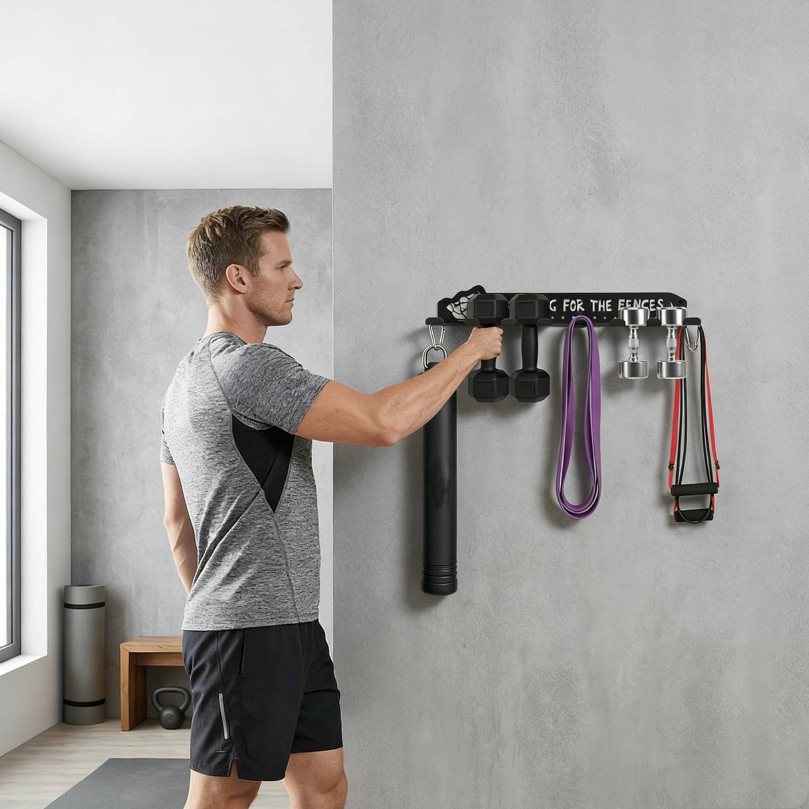 8-Haken-Sportgerätehalterung,  – Heavy Equipment Garage Bewertung und Preis