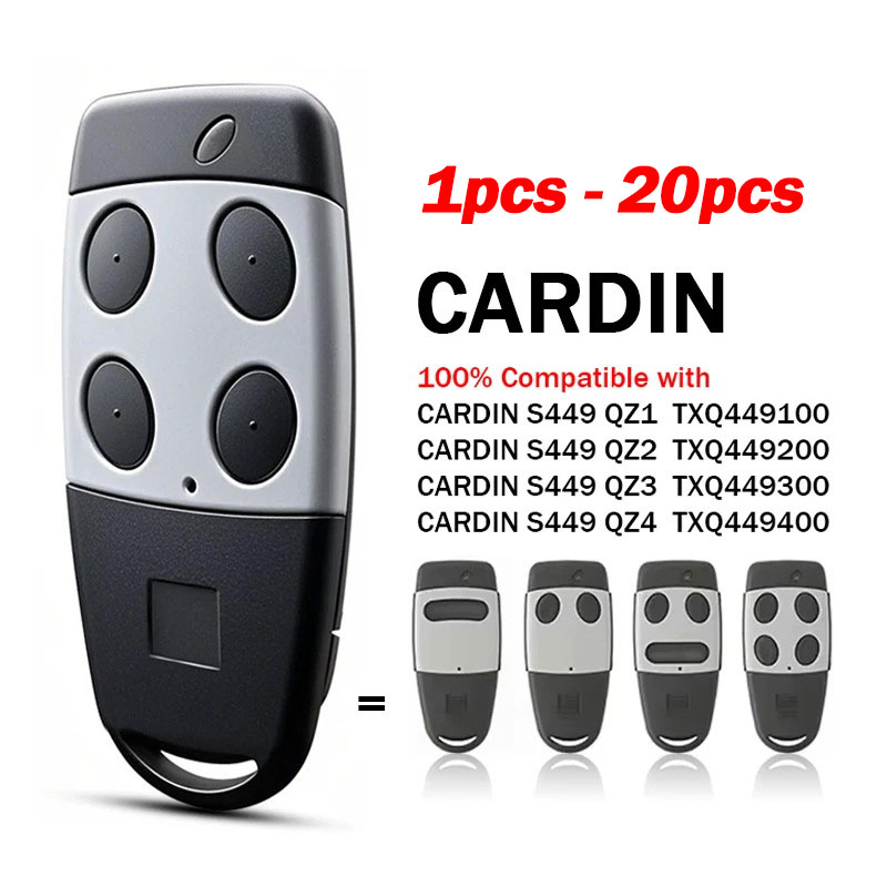 Cardin S449 433.92MHz QZ2 QZ4  – Heavy Equipment Garage Bewertung und Preis