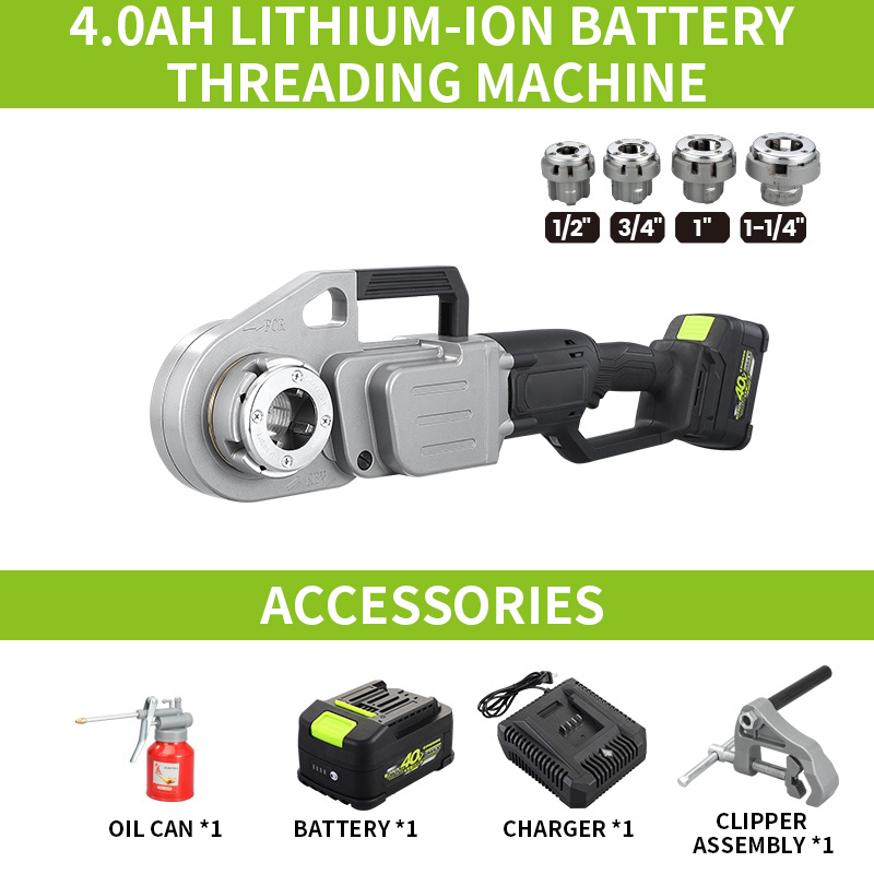 Lithium-Batterie-Gewindeschnei – Pipe Threading Machine Bewertung und Preis