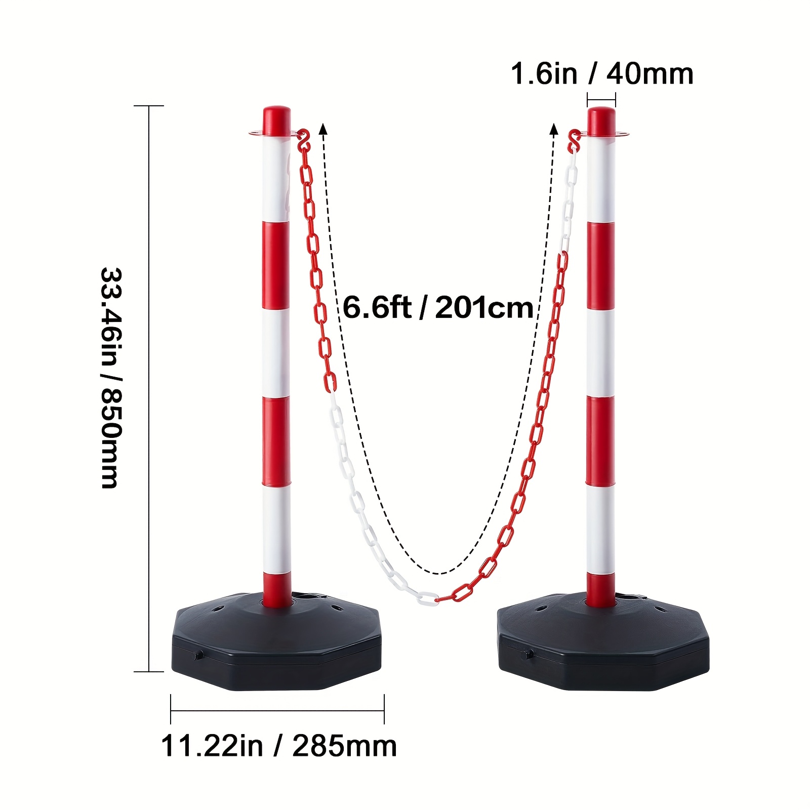 6 Stück Verkehrsleitkegel, rot – Road Traffic Cone Bewertung und Preis