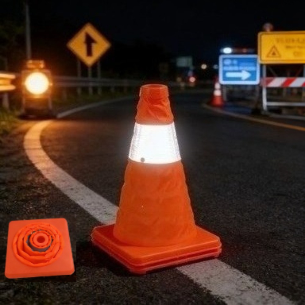 Zusammenklappbarer Reflektiere – Road Traffic Cone Bewertung und Preis