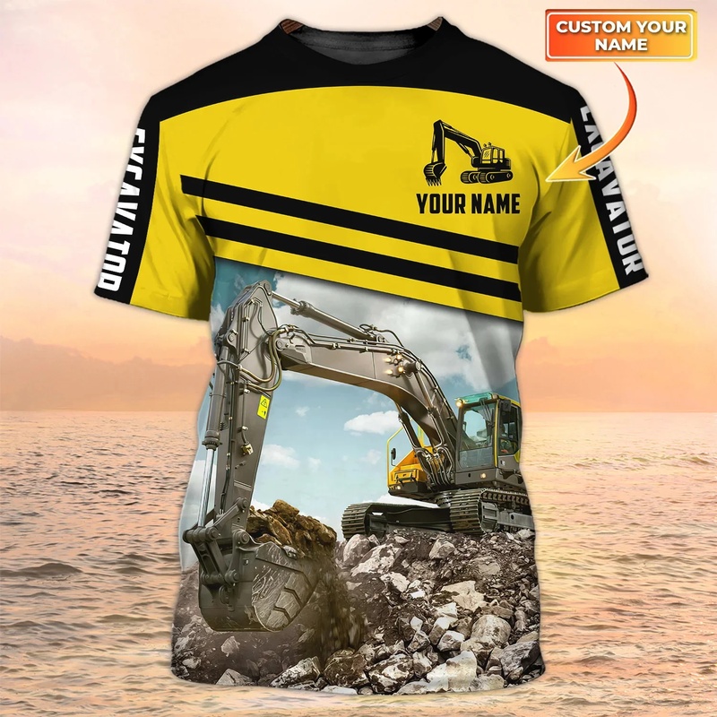1 Stück personalisiertes T-Shi – Heavy Equipment Names Bewertung und Preis